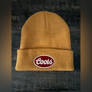 Coors RARE Mustard Yellow Beanie OS